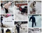 朝陽市第三高級(jí)中學(xué)倡議青年學(xué)生：清掃周邊積雪 踐行文明風(fēng)尚